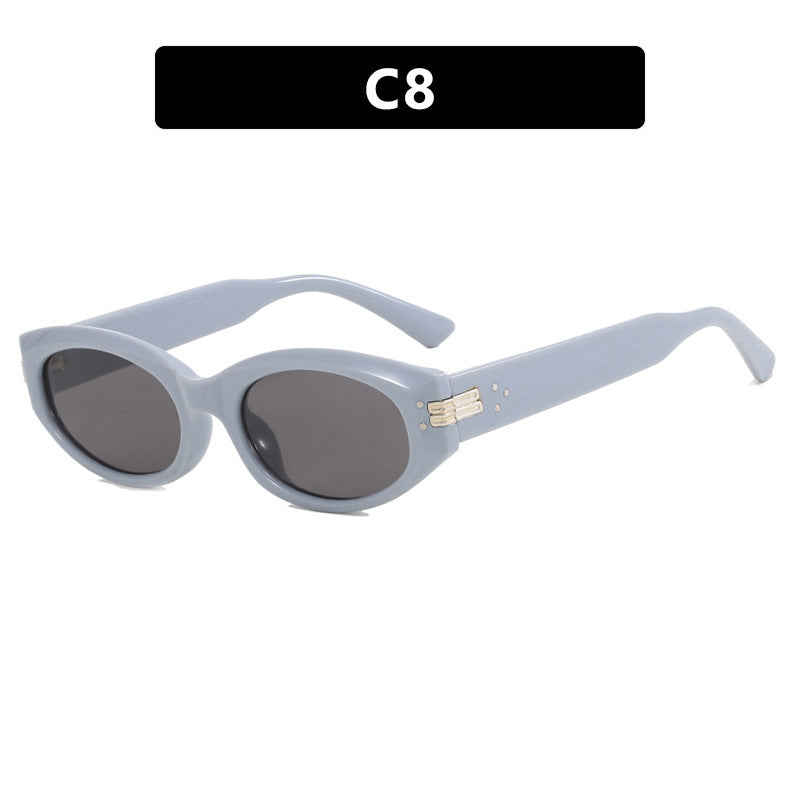 Damen modische Cat-Eye Sonnenbrille mit hochwertigem Rahmen Brehn