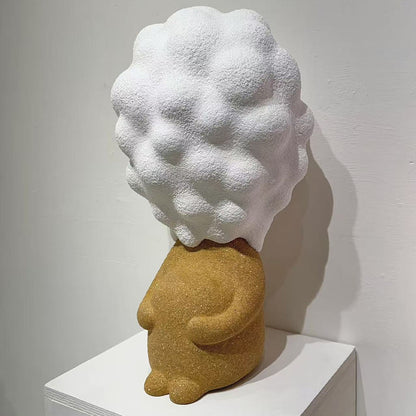 Creative Cloud-förmige dekorative Skulptur