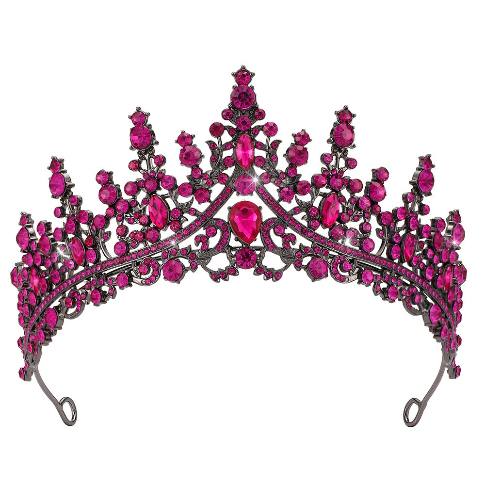 Damen Strass Tiara mit funkelnden Edelsteinen Brehn