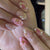 Florales Verziertes Press-On Nagelkunst Set Brehn