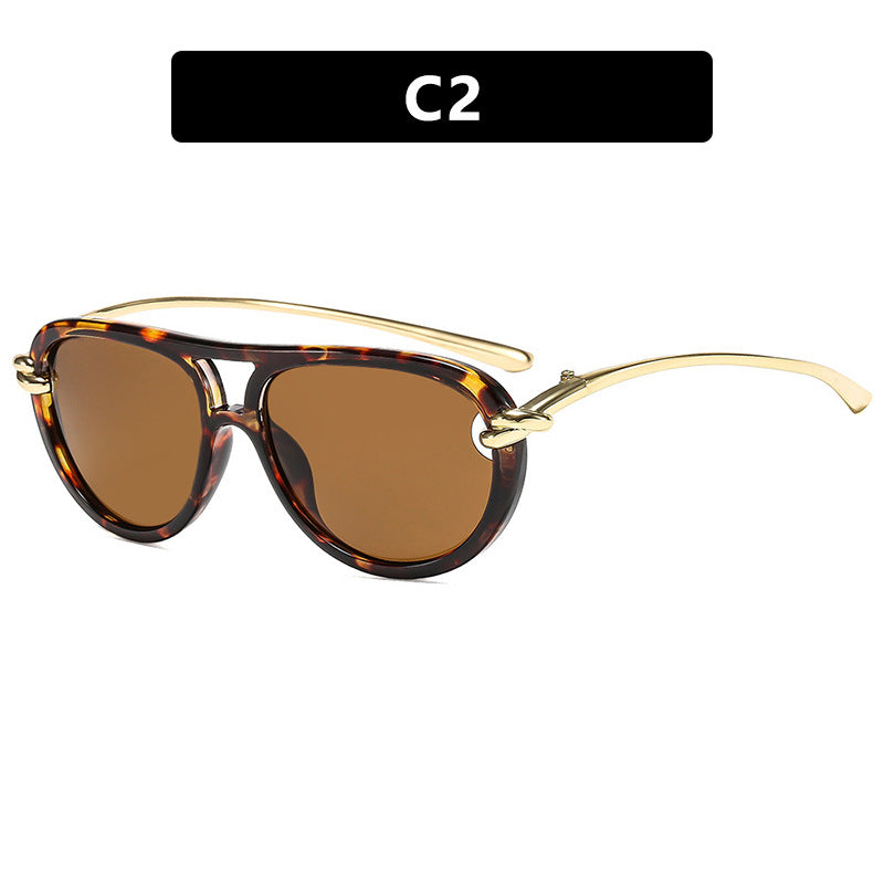 Damen Retro-Sonnenbrille mit elegantem Rahmen und polarisierten Gläsern Brehn