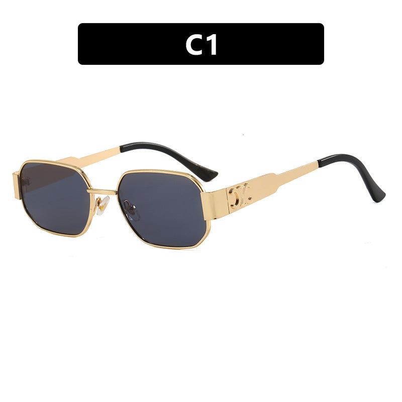 Damen geometrische Sonnenbrille im modernen Design mit polarisierenden Gläsern Brehn