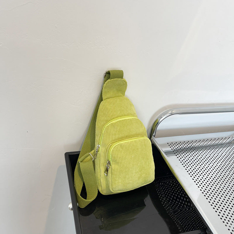 WoMulti-Fächige Corduroy Sling Bag Brehn