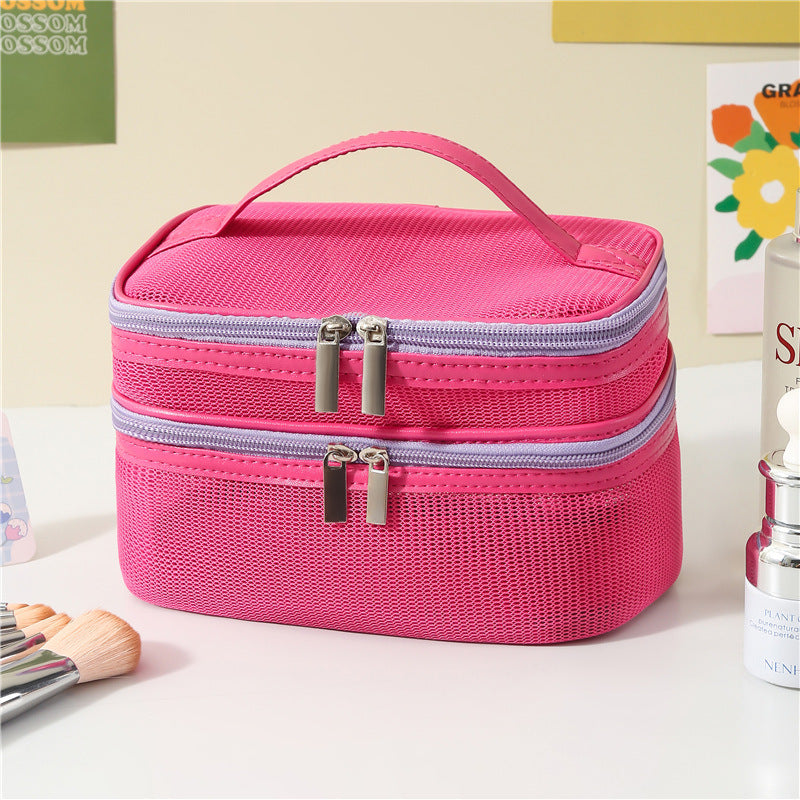 Dual Compartment Makeup Organizer Case Brehn