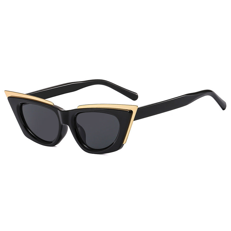 Damen extravagante Cat-Eye Sonnenbrille Brehn