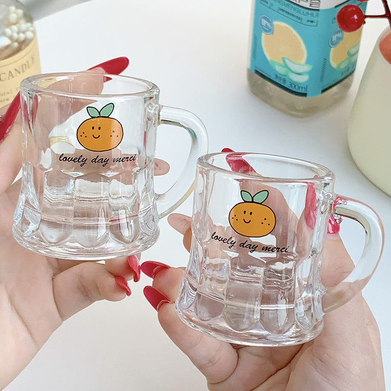 Keramiktassen Set mit Fröhlichem Orangendesign Brehn