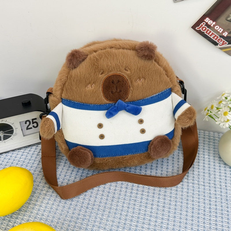 Kuschelige Plüschhandtasche Im Tierischen Design Brehn