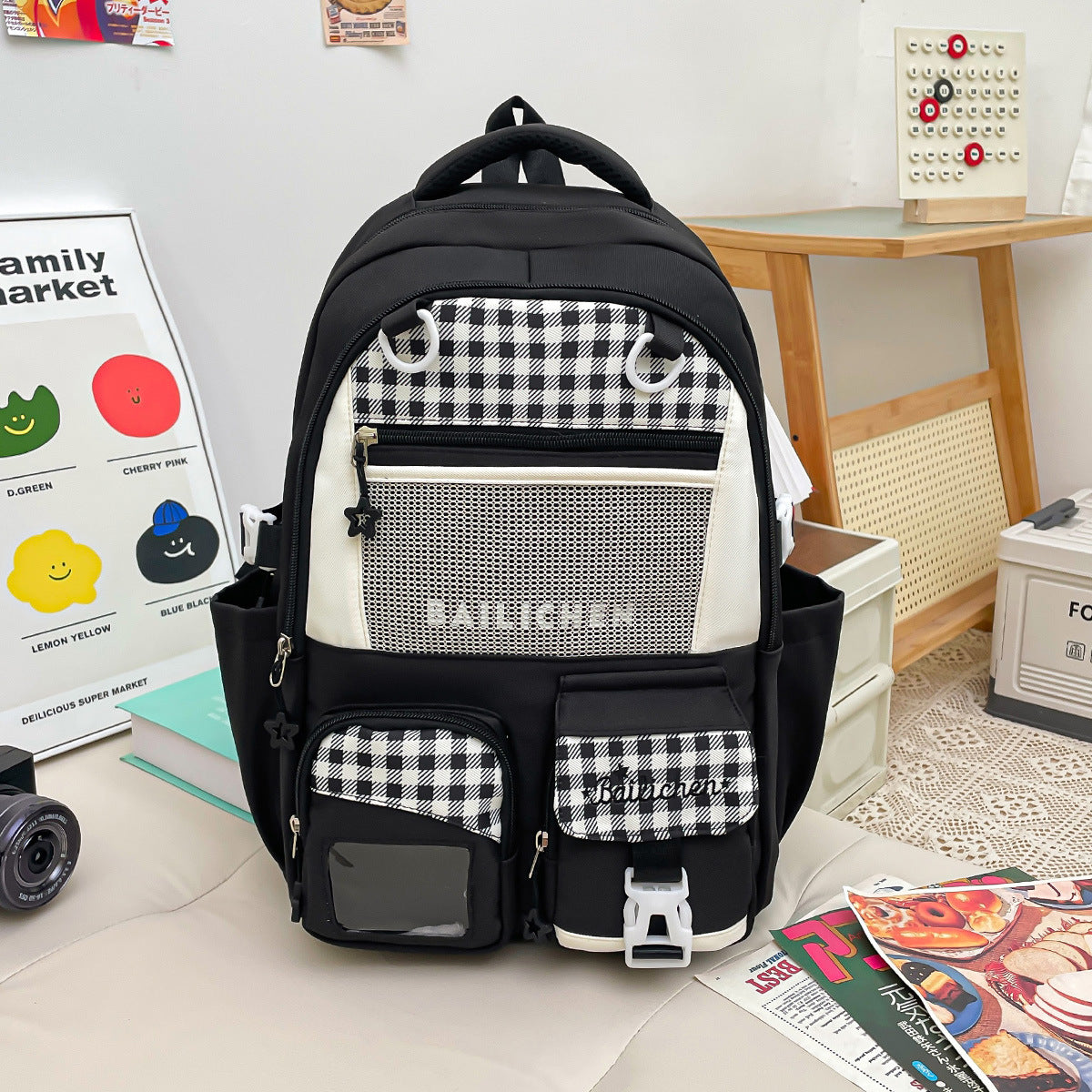 Funktionaler Mehrfach-Taschen Rucksack Brehn