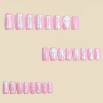 Halloween-Themen Skelett Nagelkunst Brehn