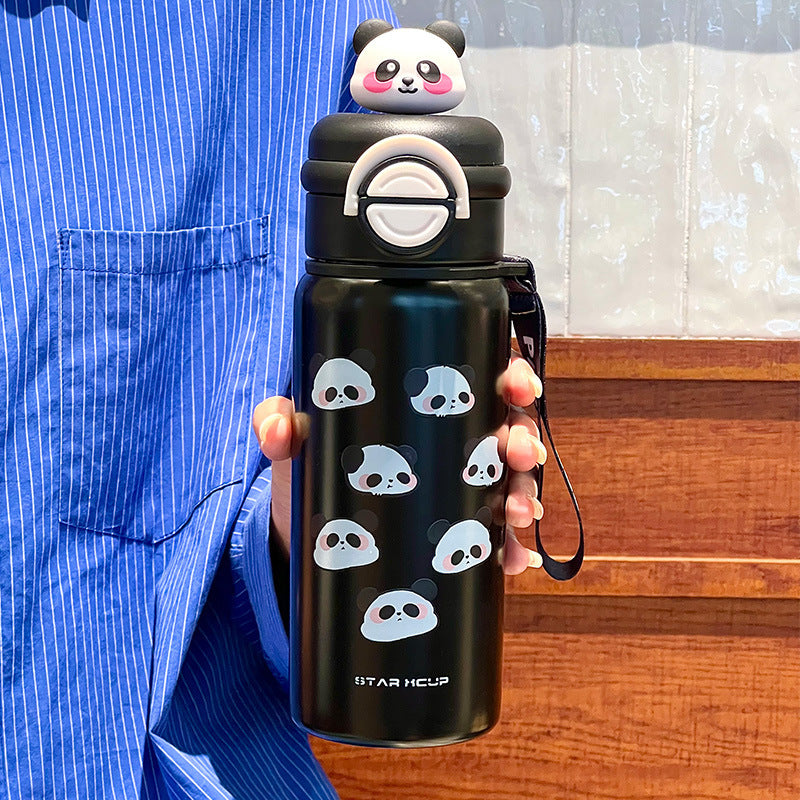 Damen Isoliertrinkflasche mit kreativem Panda-Design Brehn