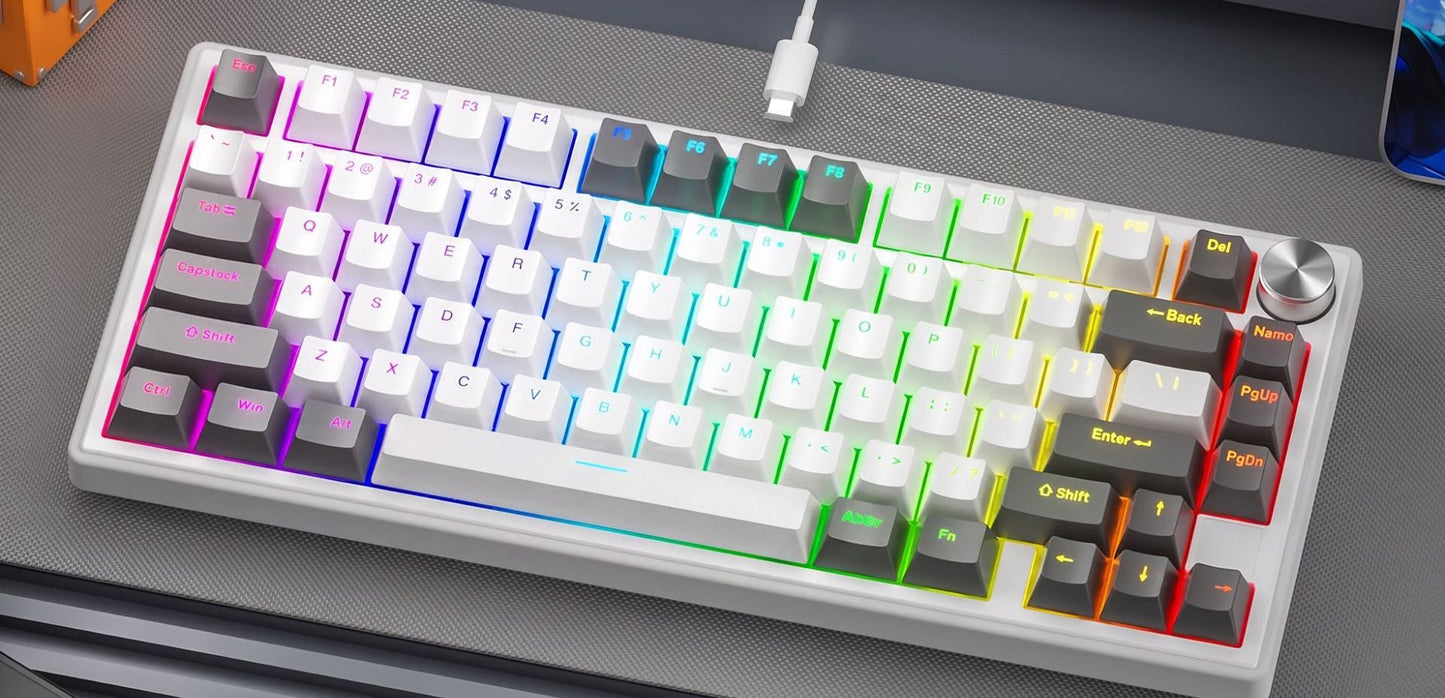 Dichtungs-montierte mechanische Gaming-Tastatur mit RGB-Beleuchtung Eigenschaften Brehn