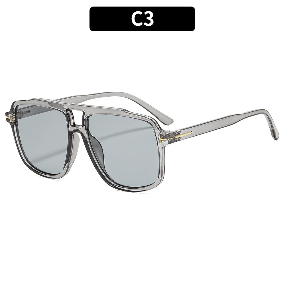Elegante Übergroße Quadratische Sonnenbrille