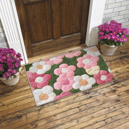 Künstlerisches Florales Design Fußmatte