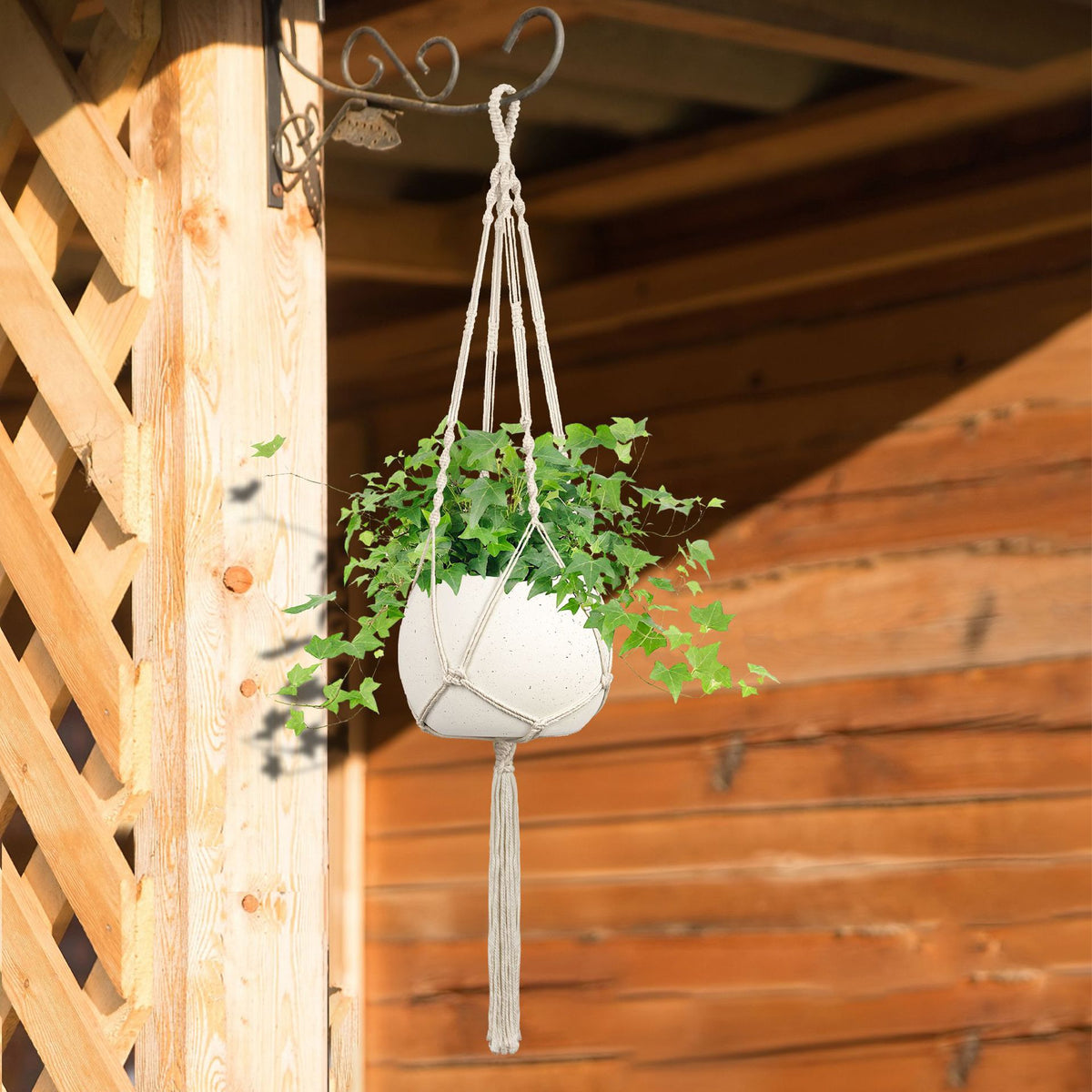 Makramee Pflanzen Hängender Halter