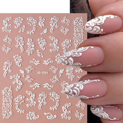 Elegante Nagelkunst Stempelplatte