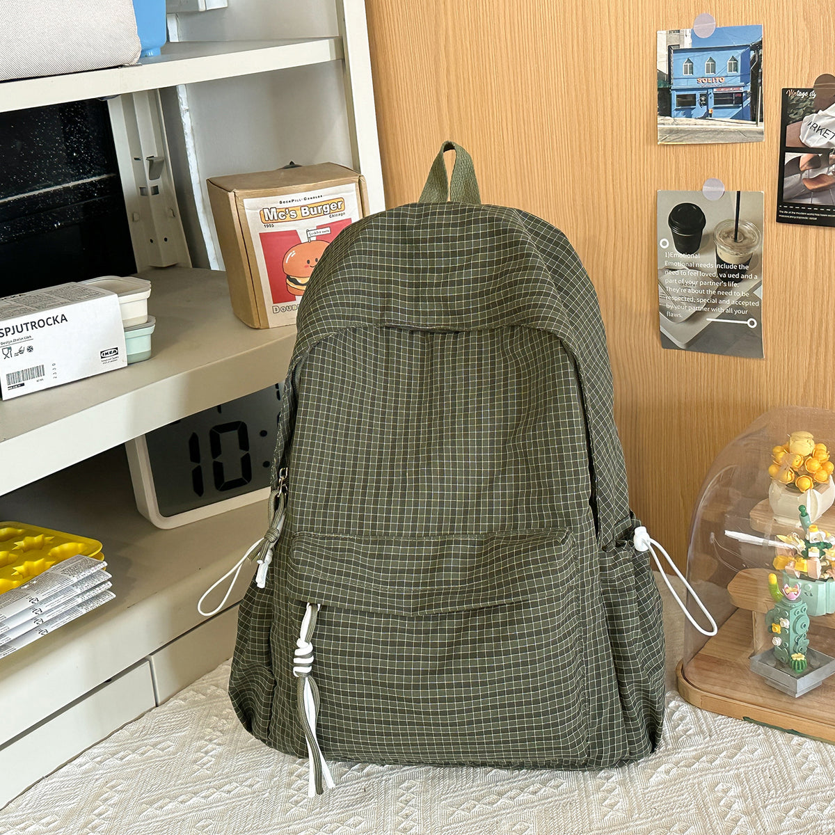 Stylischer Mehrfach-Taschen Tagesrucksack Brehn