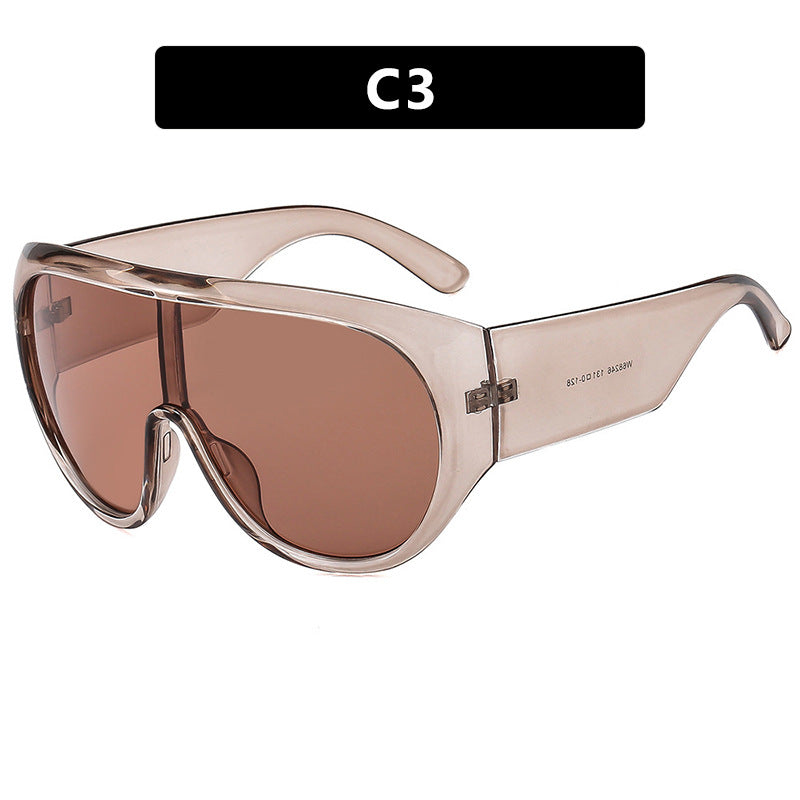 Damen sportliche Sonnenbrille im aerodynamischen Design mit breitem Sichtfeld Brehn