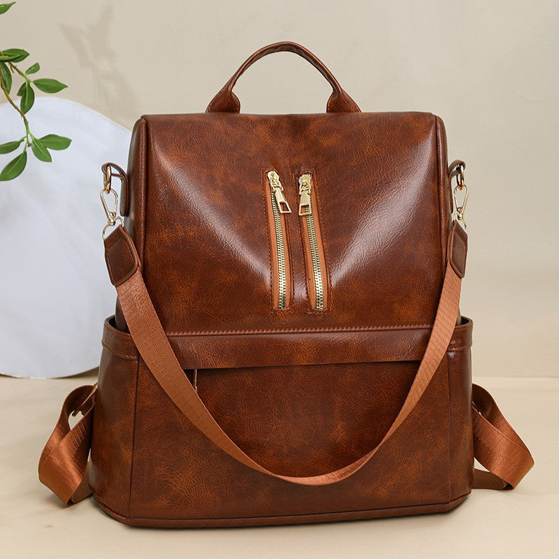 Vielseitiger Vegan-Leder-Rucksack Brehn