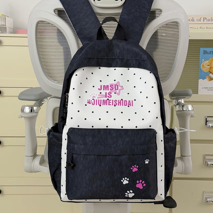Stylische gepunktete Druck-Rucksack Brehn