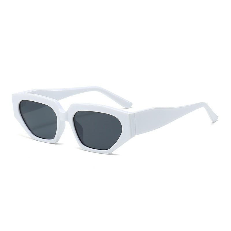Damen Modische Sonnenbrille im innovativen polygonalen Design Brehn
