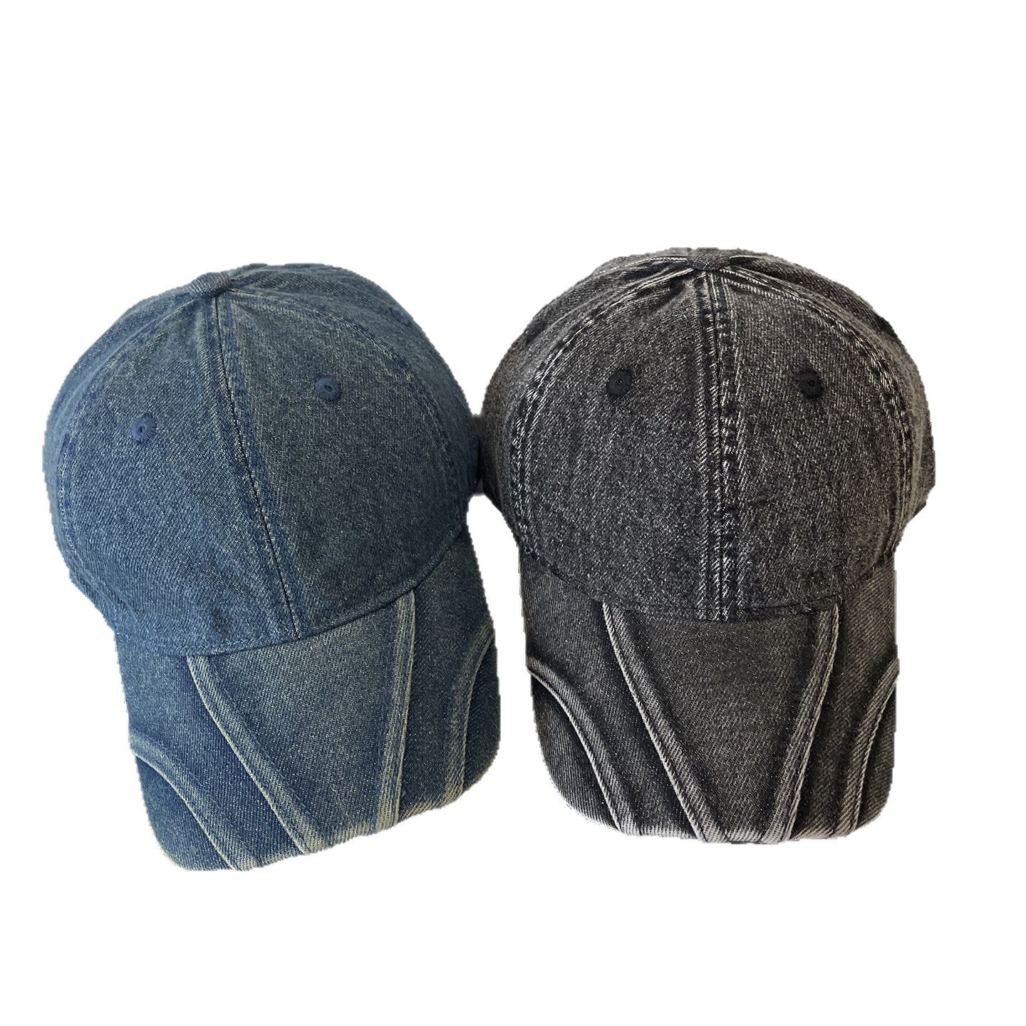 Frauen Vintage Zerrissene Denim Baseballmütze Brehn