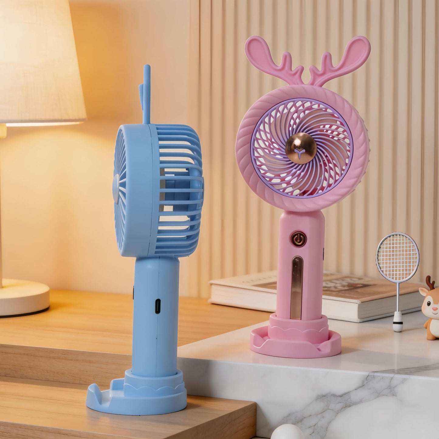 Damen Tragbarer Handventilator mit innovativer Windtechnik und USB-Ladefunktion Brehn