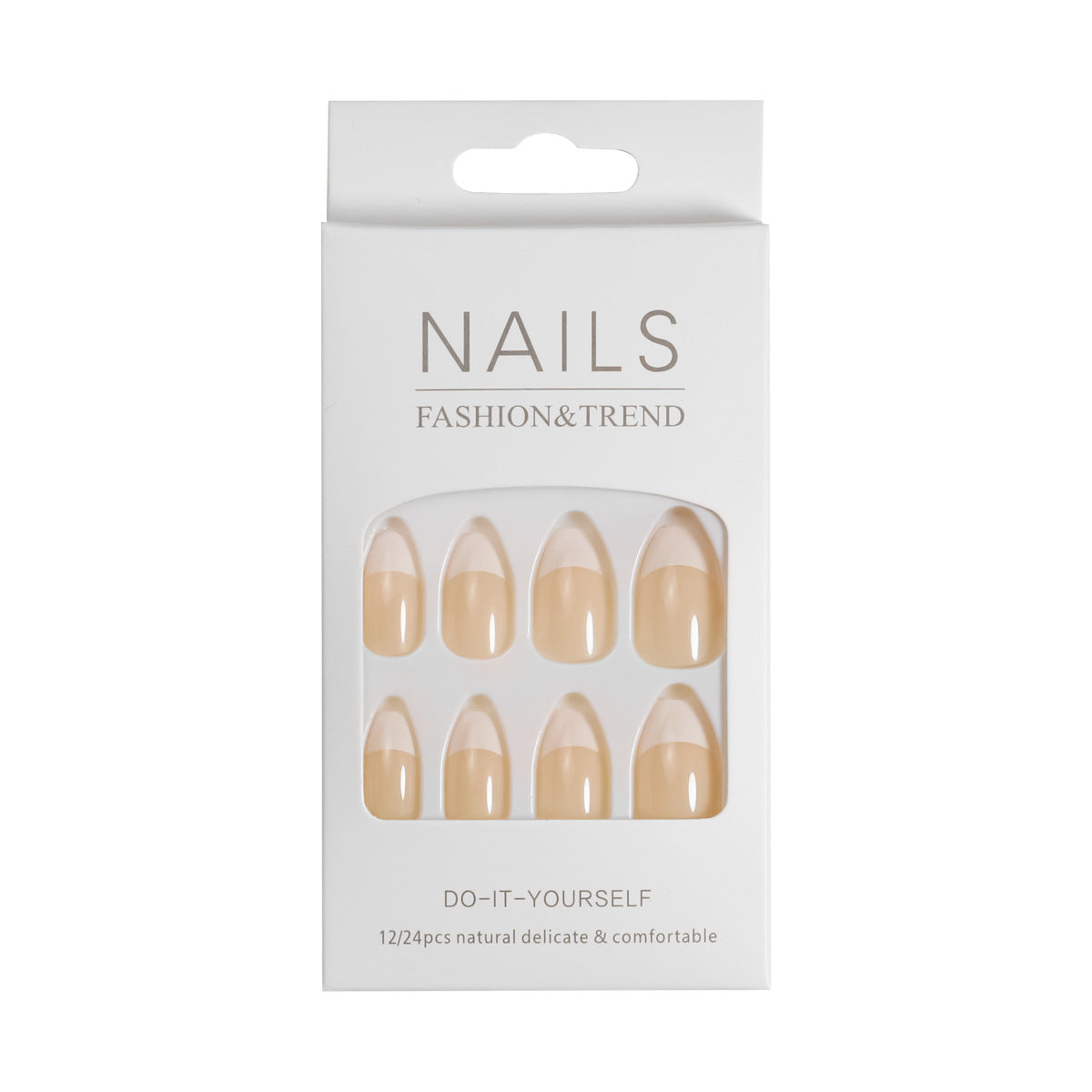 Künstlerisches Grafik Press-On Nagelset Brehn
