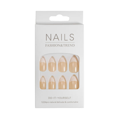 Künstlerisches Grafik Press-On Nagelset Brehn