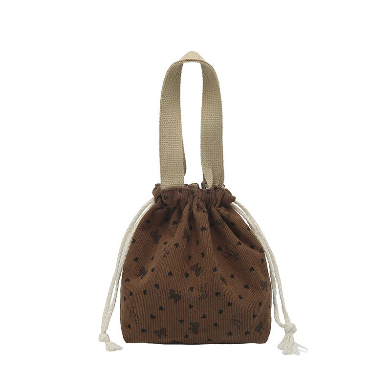 WoTextured Drawstring Mini Tasche Brehn