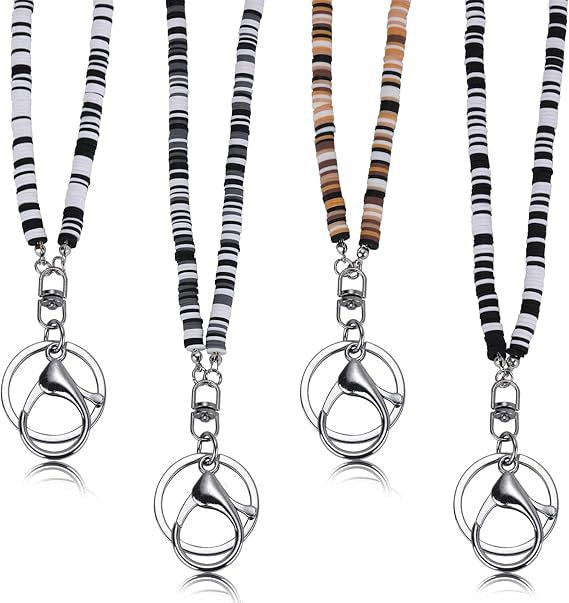 Bunte Perlen ID Badge Halter Lanyard Brehn