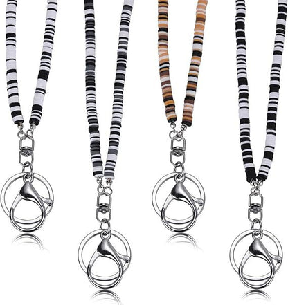 Bunte Perlen ID Badge Halter Lanyard Brehn
