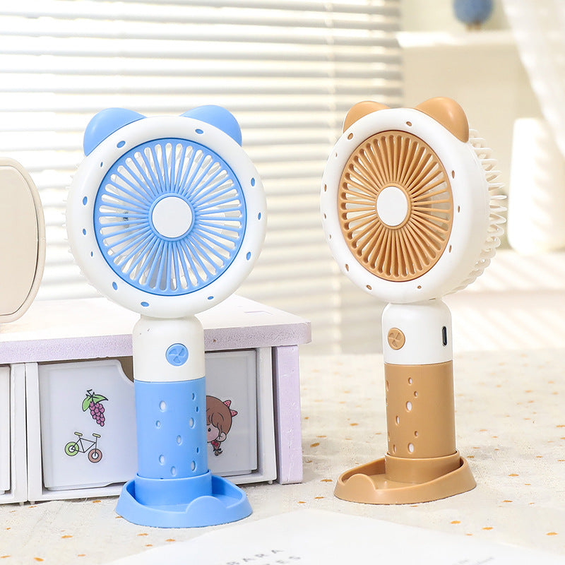 Damen Tragbarer Handventilator mit süßem Tierdesign Brehn