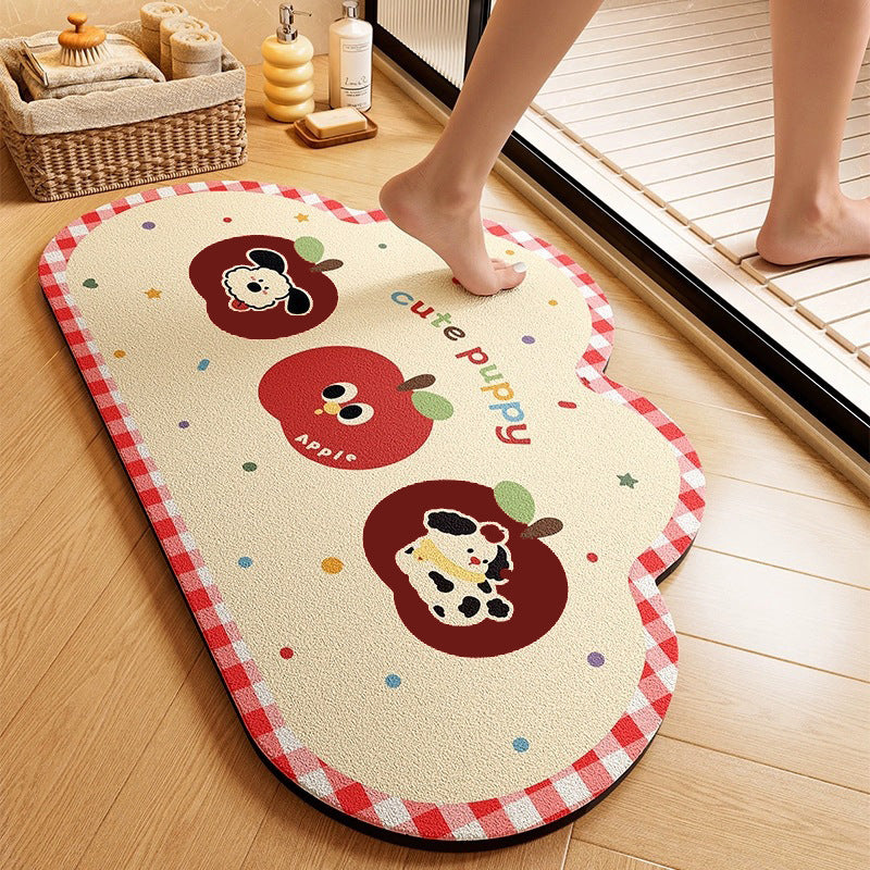 Niedlicher Tier-Motiv Memory Foam Badematte Brehn