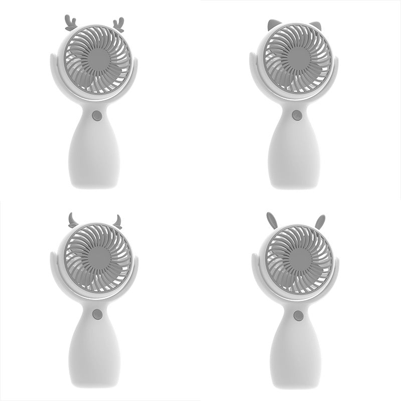 Unisex Tragbarer Handventilator mit Tierohren-Design Brehn