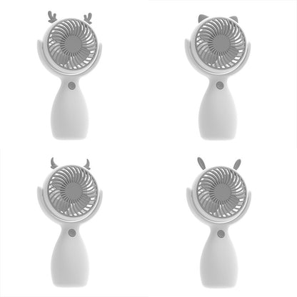 Unisex Tragbarer Handventilator mit Tierohren-Design Brehn