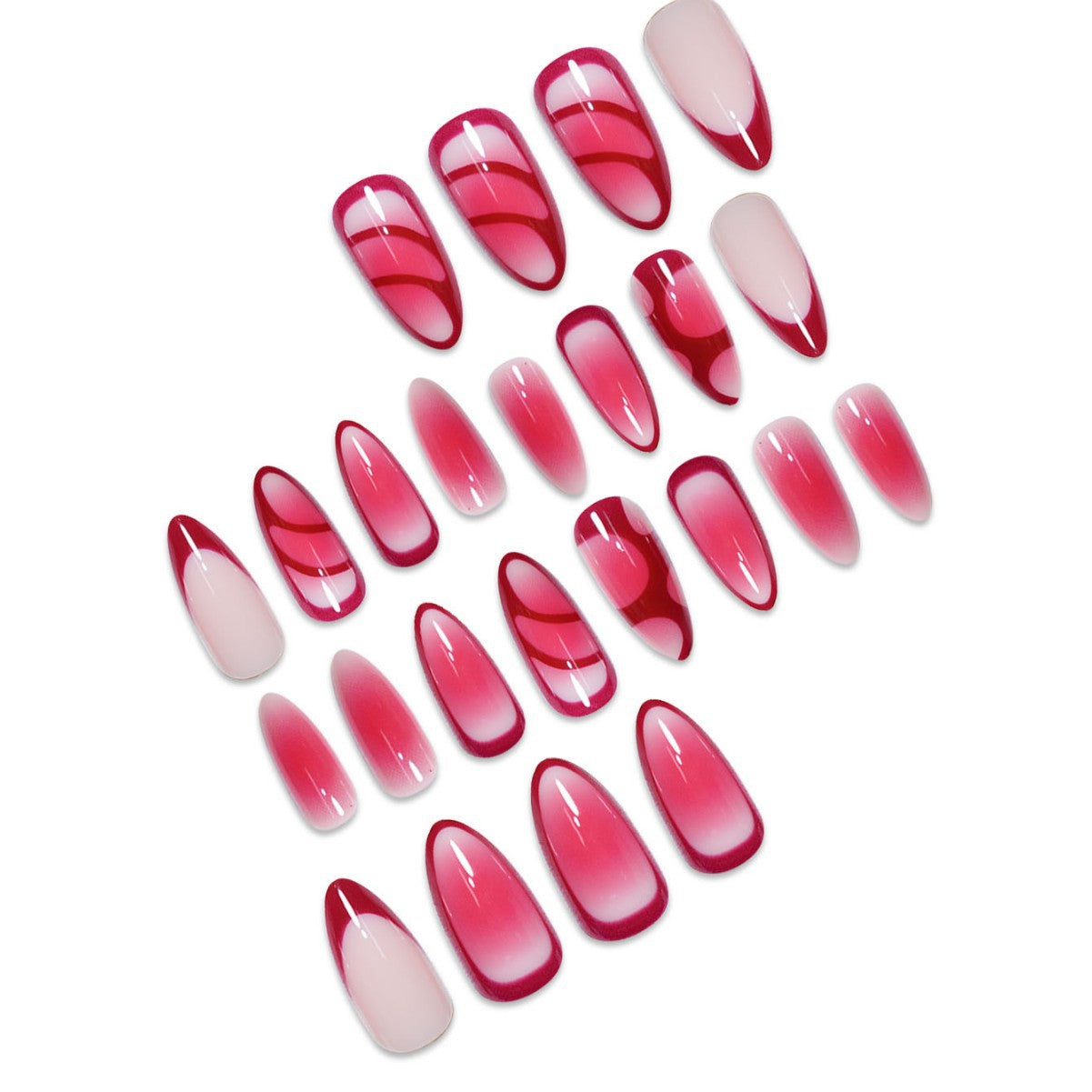Glamouröse Stiletto Press-On Nägel Brehn