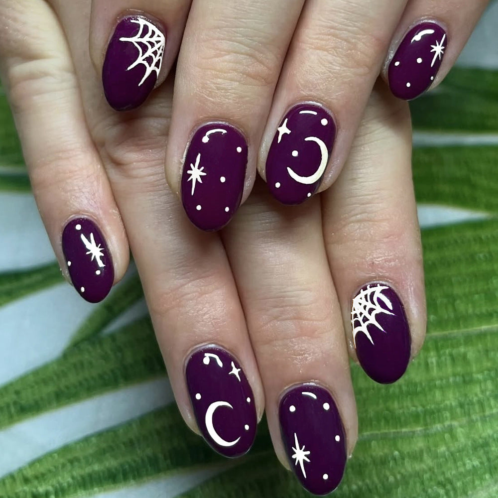 Verspielte Halloween-Themen-Nagelkunst Brehn