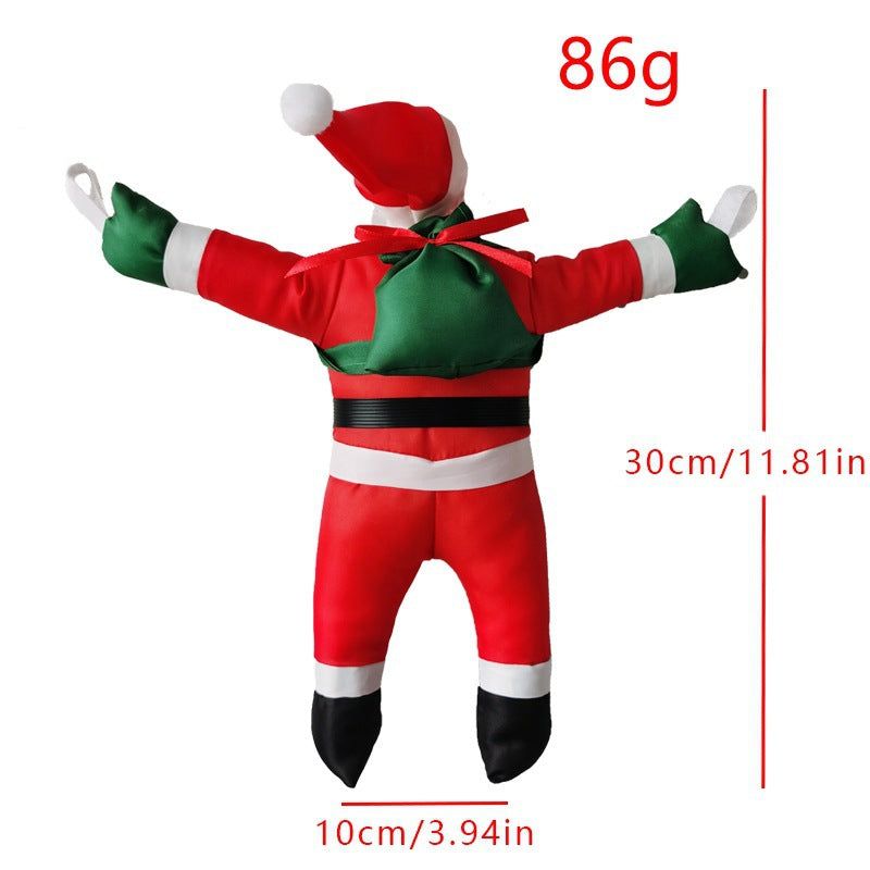 Dekorative Weihnachtsmannfigur mit beweglichen Armen