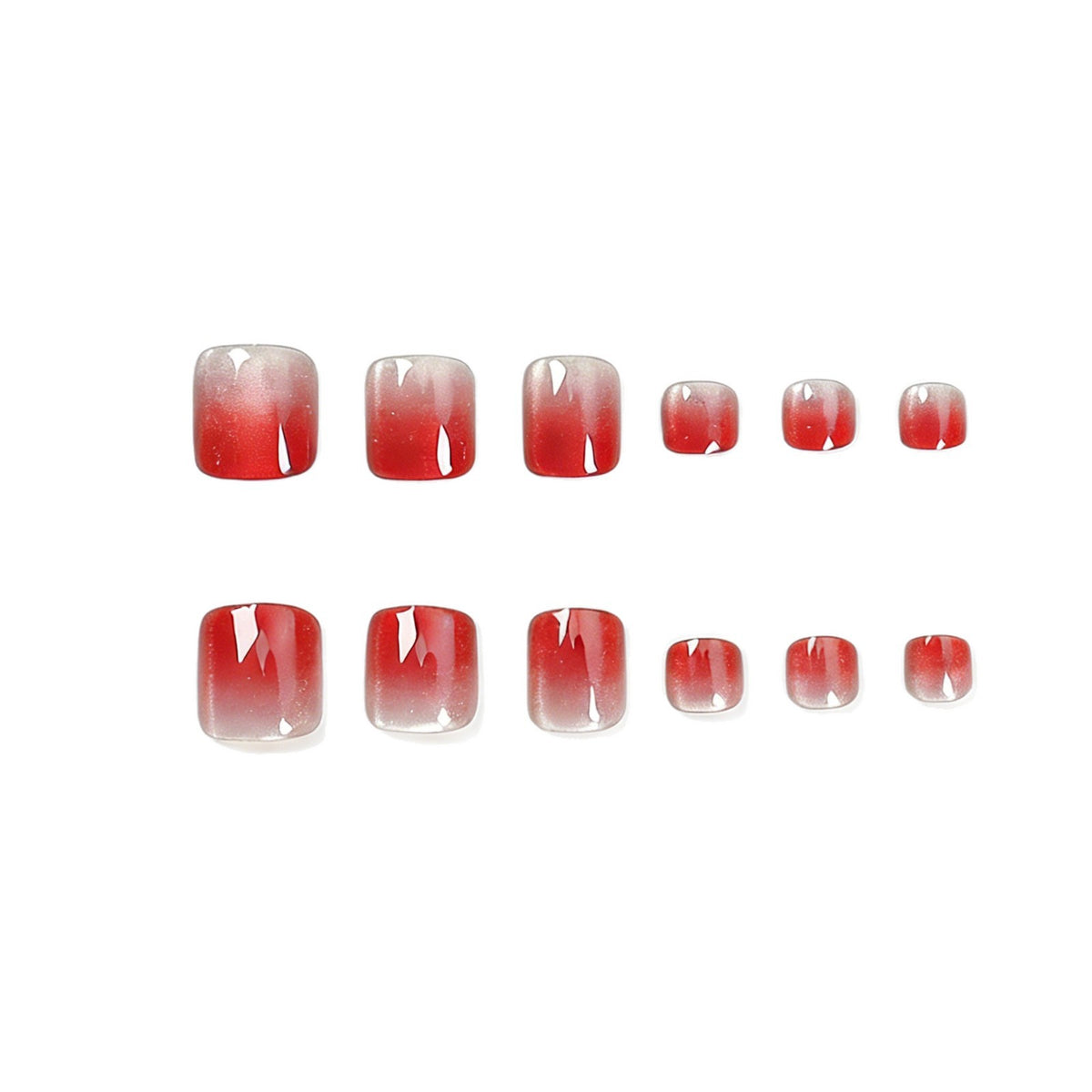 Ombre Pediküre Nagelkunst Brehn