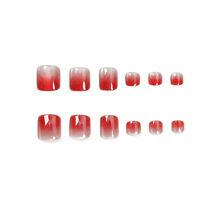 Ombre Pediküre Nagelkunst Brehn