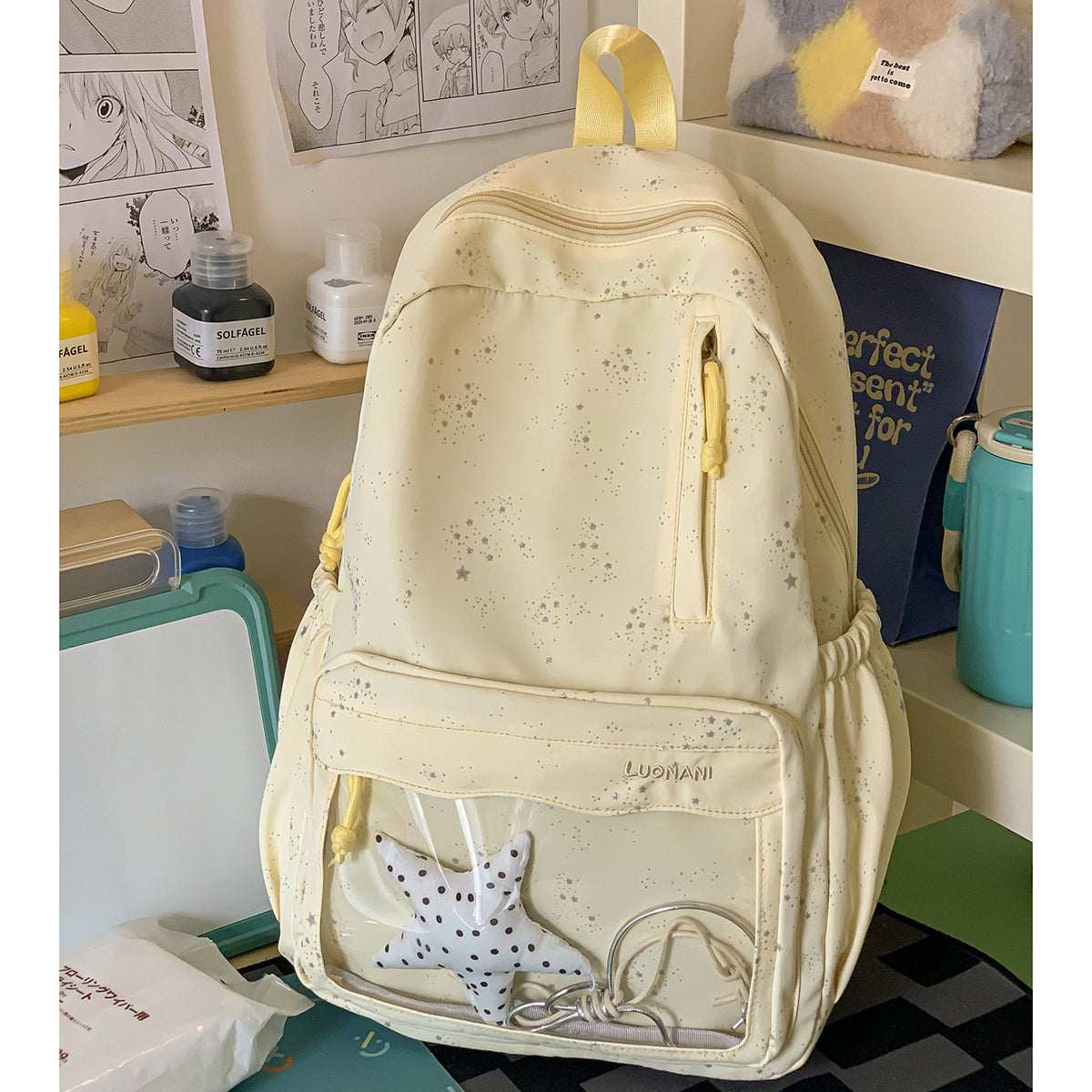 Stylischer Gemusterter Rucksack Brehn 1791205003