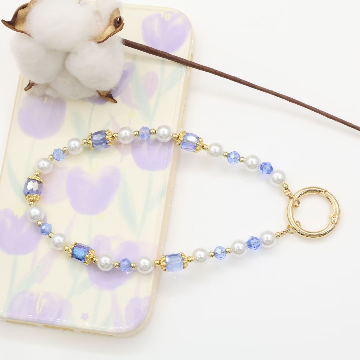 Elegante Perlen-Handykette Brehn