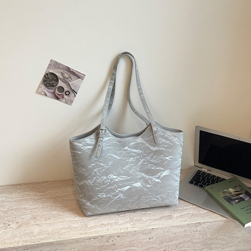 Stylische Texturierte Schultertasche Brehn
