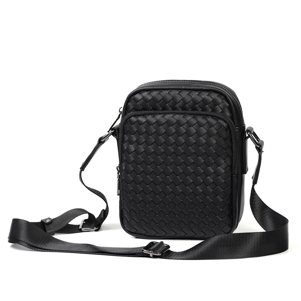 Praktische Crossbody-Tasche mit Geflochtenem Design Brehn