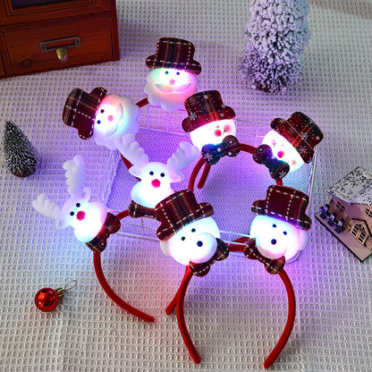 Festlicher LED Weihnachts-Haarreifen Brehn