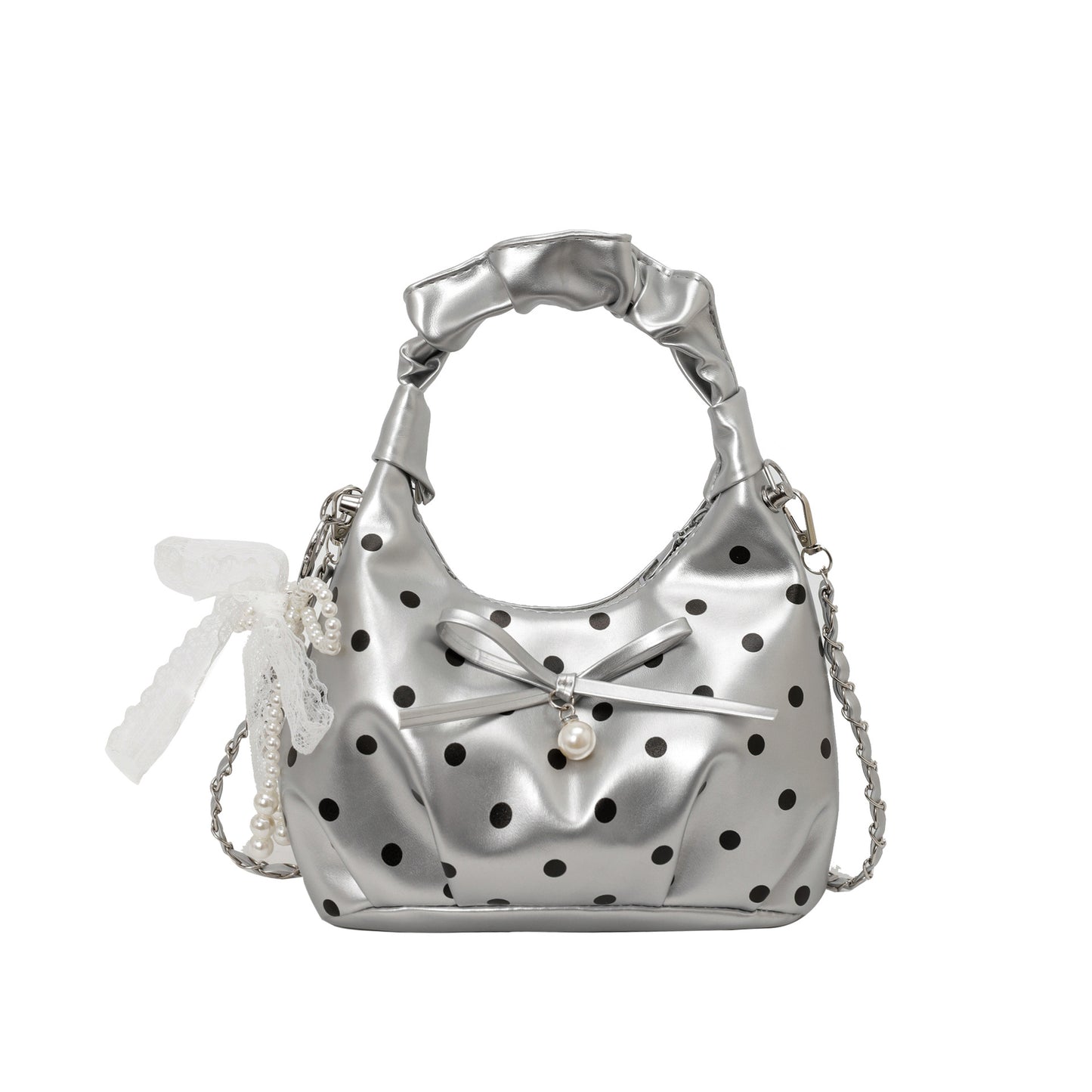 WoChic Punktmuster Handtasche Brehn