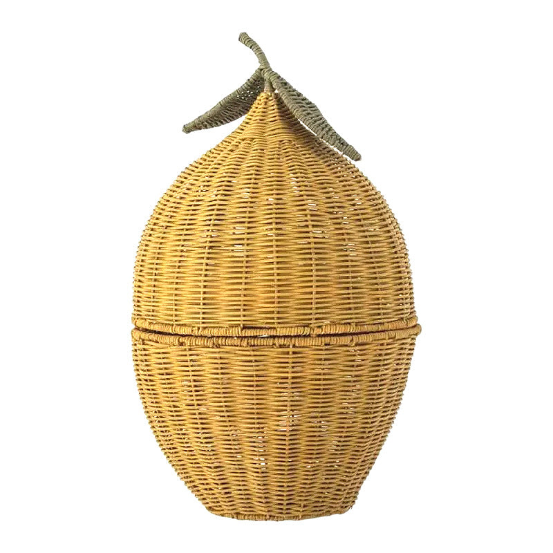 Dekorativer Korb in Form eines Obstes Brehn