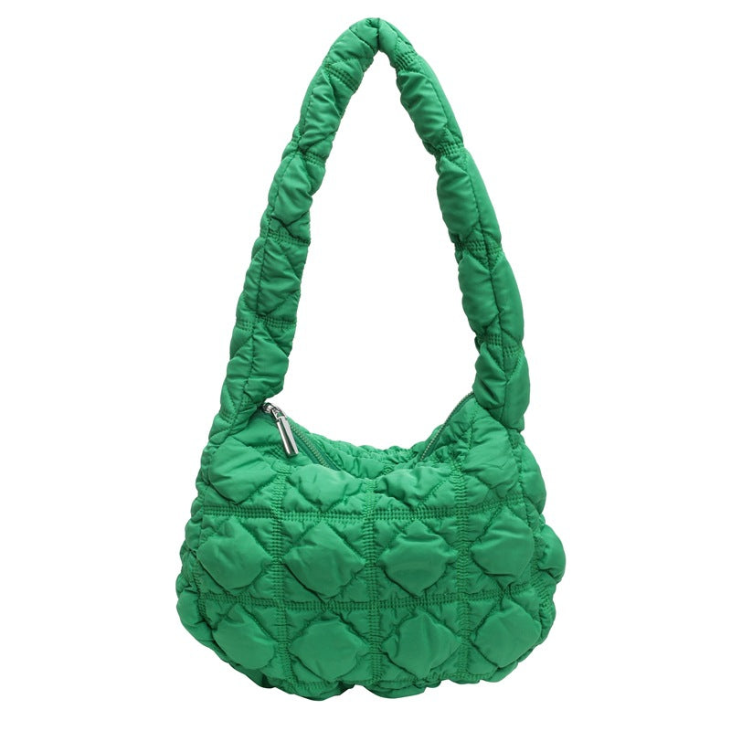 Gepolsterte Schlappen-Handtasche