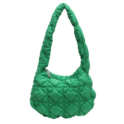 Gepolsterte Schlappen-Handtasche
