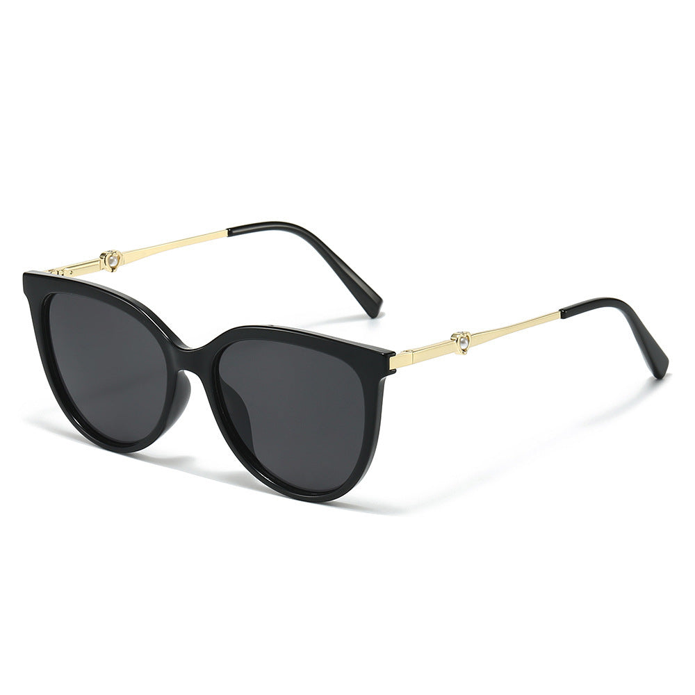 Stylische Übergroße Schmetterlingssonnenbrille Brehn